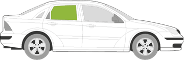 Afbeelding van Zijruit rechts Ford Focus sedan