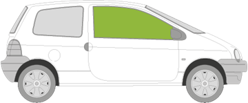 Afbeelding van Zijruit rechts Renault Twingo