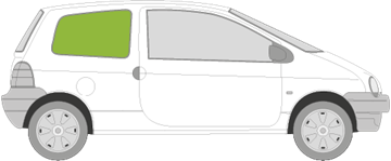 Afbeelding van Zijruit rechts Renault Twingo