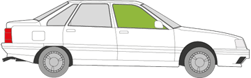 Afbeelding van Zijruit rechts Renault 21 