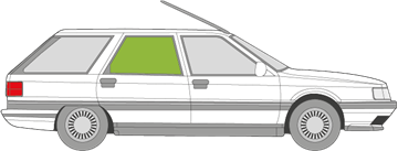 Afbeelding van Zijruit rechts Renault 21 break 
