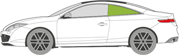 Afbeelding van Zijruit links Renault Laguna coupé