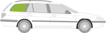 Afbeelding van Zijruit rechts Peugeot 406 break