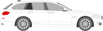 Afbeelding van Zijruit rechts BMW 5-serie break (DONKERE RUIT)