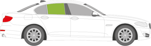 Afbeelding van Zijruit rechts BMW 5-serie sedan