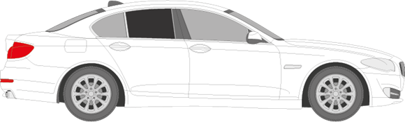 Afbeelding van Zijruit rechts BMW 5-serie sedan (DONKERE RUIT)