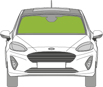 Afbeelding van Voorruit Ford Fiesta 3 deurs  sensor/camera
