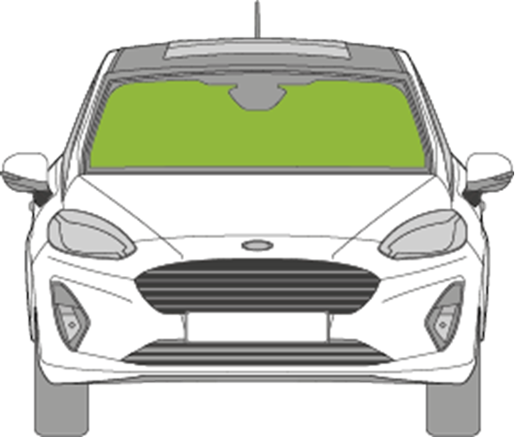 Afbeelding van Voorruit Ford Fiesta 3 deurs sensor