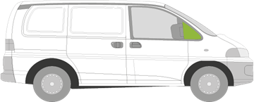 Afbeelding van Zijruit rechts Mitsubishi L400
