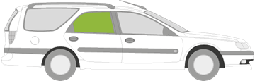 Afbeelding van Zijruit rechts Renault Laguna break