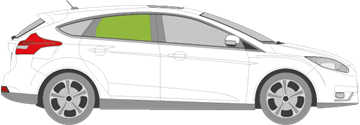Afbeelding van Zijruit rechts Ford Focus 5 deurs