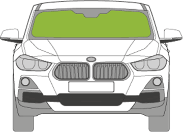Afbeelding van Voorruit BMW X2 sensor/camera
