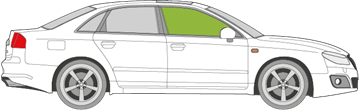 Afbeelding van Zijruit rechts Seat Exeo sedan