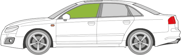 Afbeelding van Zijruit links Seat Exeo sedan