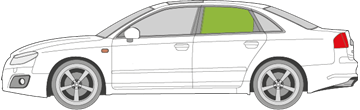 Afbeelding van Zijruit links Seat Exeo sedan 