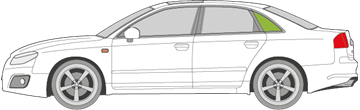 Afbeelding van Zijruit links Seat Exeo sedan 