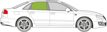 Afbeelding van Zijruit rechts Seat Exeo sedan 