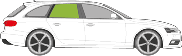 Afbeelding van Zijruit rechts Audi A4 Avant 