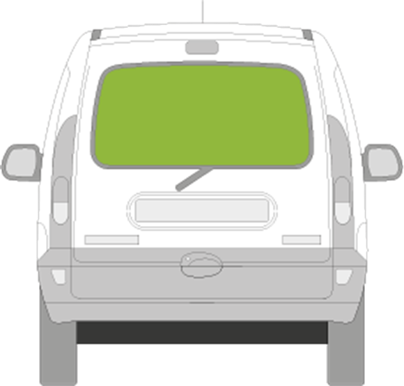 Afbeelding van Achterruit Renault Kangoo (1999-2008)