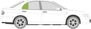 Afbeelding van Zijruit rechts Nissan Almera sedan 