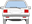 Afbeelding van Achterruit Nissan Micra 5 deurs (blauw)