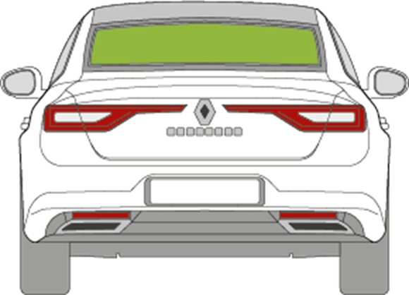 Afbeelding van Achterruit Renault Talisman sedan 