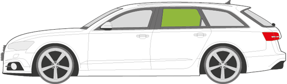 Afbeelding van Zijruit links Audi A6 Avant 