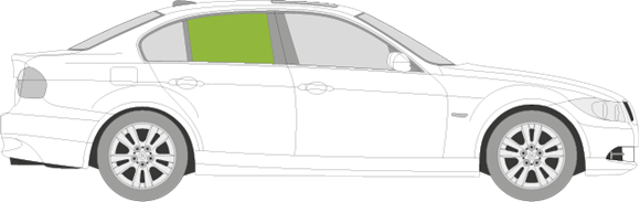 Afbeelding van Zijruit rechts BMW 3-serie sedan