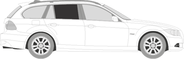 Afbeelding van Zijruit rechts BMW 3-serie break (DONKERE RUIT)