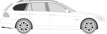 Afbeelding van Zijruit rechts BMW 3-serie break (DONKERE RUIT)
