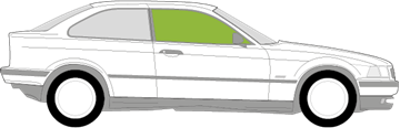 Afbeelding van Zijruit rechts BMW 3-serie 3 deurs compact