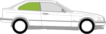 Afbeelding van Zijruit rechts BMW 3-serie 3 deurs compact