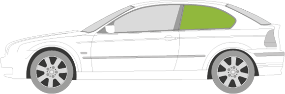 Afbeelding van Zijruit links BMW 3-serie compact 