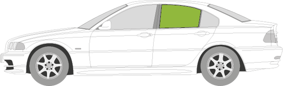Afbeelding van Zijruit links BMW 3-serie sedan