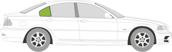 Afbeelding van Zijruit rechts BMW 3-serie Sedan