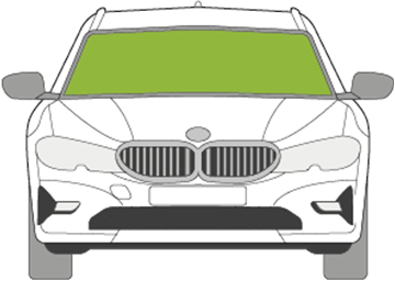 Afbeelding van Voorruit BMW 3-serie sedan sensor/HUD