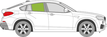 Afbeelding van Zijruit rechts BMW X4