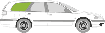 Afbeelding van Zijruit rechts Volvo V40 