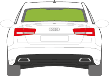 Afbeelding van Achterruit Audi A6 sedan 