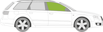 Afbeelding van Zijruit rechts Audi A4 Avant