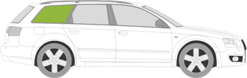 Afbeelding van Zijruit rechts Audi A4 Avant