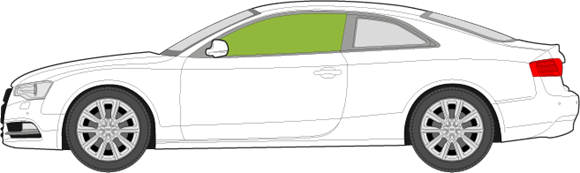 Afbeelding van Zijruit links Audi A5 Coupé 