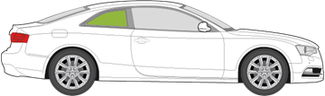 Afbeelding van Zijruit rechts Audi A5 Coupé 