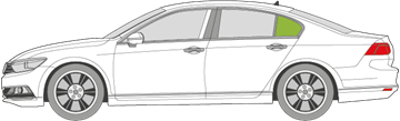 Afbeelding van Zijruit links Volkswagen Passat sedan 