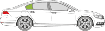 Afbeelding van Zijruit rechts Volkswagen Passat sedan 