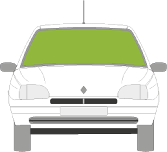 Afbeelding van Voorruit Renault Clio 5 deurs getint