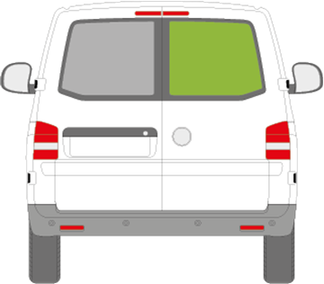 Afbeelding van Achterruit rechts VW Transporter combi