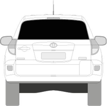 Afbeelding van Achterruit Toyota RAV 4 5 deurs (DONKERE RUIT)