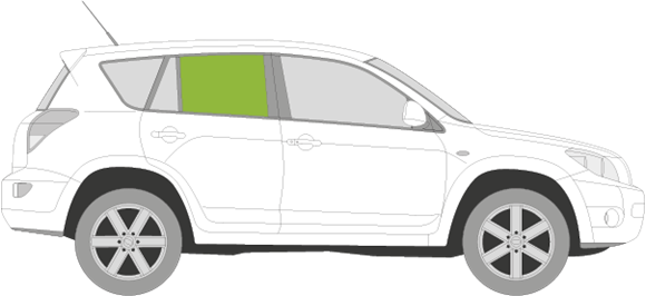 Afbeelding van Zijruit rechts Toyota RAV 4 5 deurs