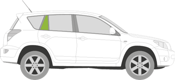 Afbeelding van Zijruit rechts Toyota RAV 4 5 deurs